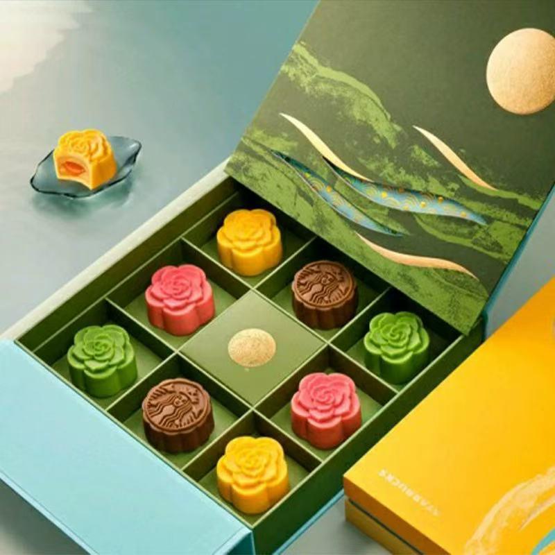 星巴克圓滿月餅禮盒8顆裝-468型